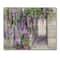 Designart - Wisteria Blossom - Traditional Print on Natural Pine Wood